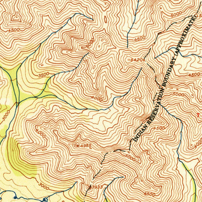 United States Geological Survey Nabesna D-5, AK (1952, 63360-Scale) digital map