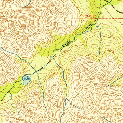 United States Geological Survey Nabesna D-6, AK (1952, 63360-Scale) digital map