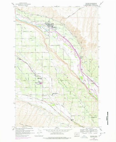 United States Geological Survey Naches, WA (1958, 24000-Scale) digital map