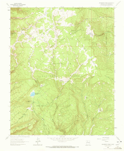 United States Geological Survey Nacimiento Peak, NM (1963, 24000-Scale) digital map