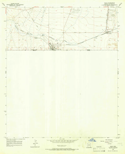 United States Geological Survey Naco, AZ (1958, 24000-Scale) digital map