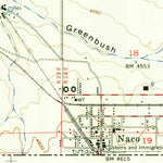 United States Geological Survey Naco, AZ (1958, 24000-Scale) digital map