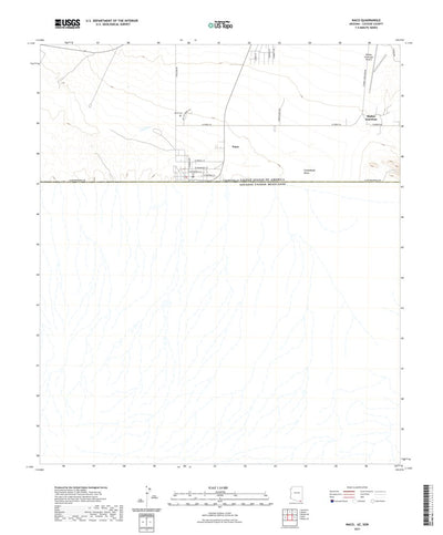 United States Geological Survey Naco, AZ (2021, 24000-Scale) digital map