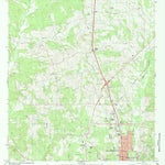 United States Geological Survey Nacogdoches North, TX (1983, 24000-Scale) digital map