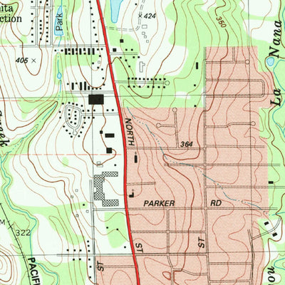 United States Geological Survey Nacogdoches North, TX (1983, 24000-Scale) digital map