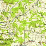 United States Geological Survey Nacogdoches, TX (1952, 62500-Scale) digital map