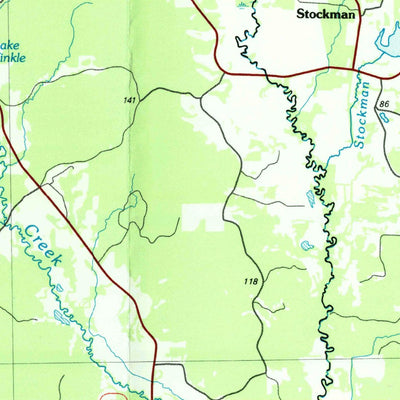 United States Geological Survey Nacogdoches, TX-LA (1986, 100000-Scale) digital map