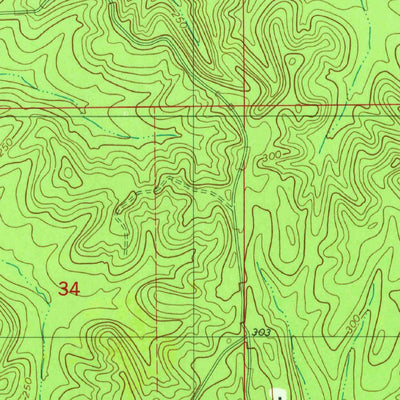 United States Geological Survey Nadawah, AL (1981, 24000-Scale) digital map
