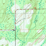 United States Geological Survey Nadeau, MI (1989, 24000-Scale) digital map