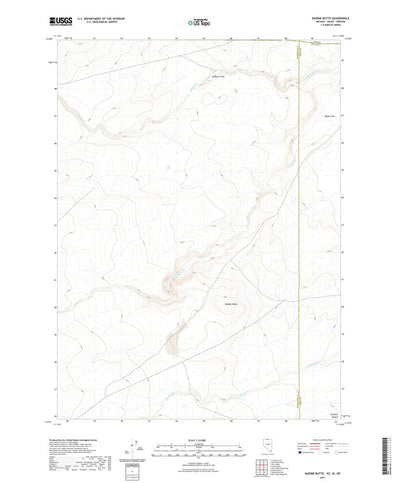 United States Geological Survey Nadine Butte, NV (2021, 24000-Scale) digital map