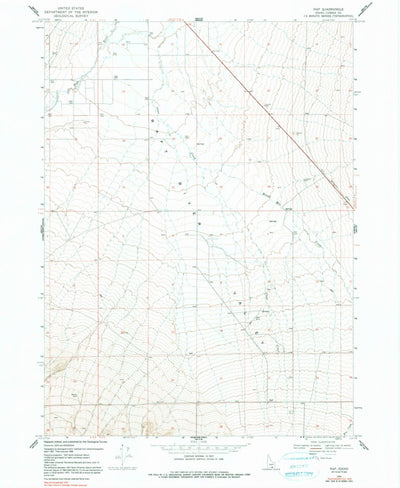 United States Geological Survey Naf, ID (1968, 24000-Scale) digital map