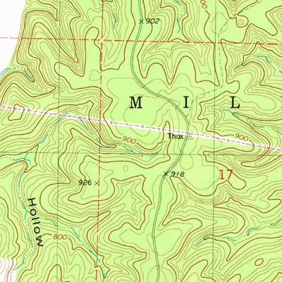 United States Geological Survey Nagogami Lodge, MO (1980, 24000-Scale) digital map