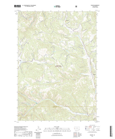 United States Geological Survey Nahant, SD (2021, 24000-Scale) digital map
