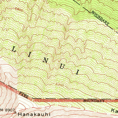 United States Geological Survey Nahiku, HI (1957, 24000-Scale) digital map