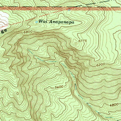 United States Geological Survey Nahiku, HI (1983, 24000-Scale) digital map