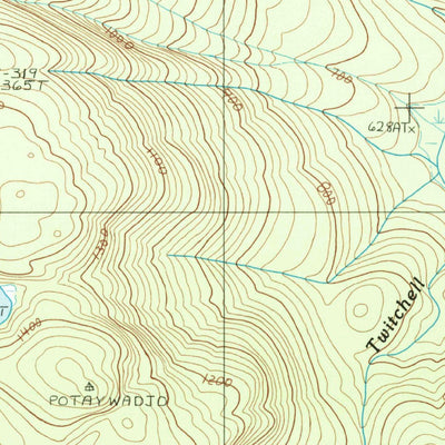 United States Geological Survey Nahmakanta Stream, ME (1988, 24000-Scale) digital map