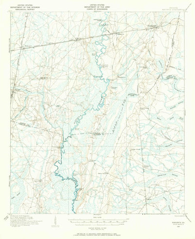 United States Geological Survey Nahunta, GA (1917, 62500-Scale) digital map