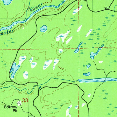 United States Geological Survey Nahwatzel Lake, WA (1981, 24000-Scale) digital map