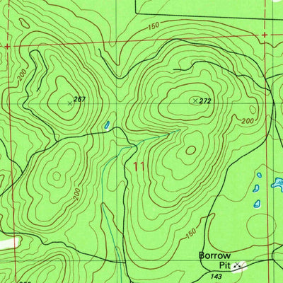 United States Geological Survey Nahwatzel Lake, WA (1981, 24000-Scale) digital map