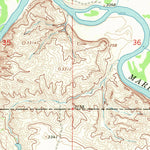 United States Geological Survey Naismith, MT (1967, 24000-Scale) digital map