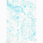 United States Geological Survey Naknek A-4, AK (1951, 63360-Scale) digital map