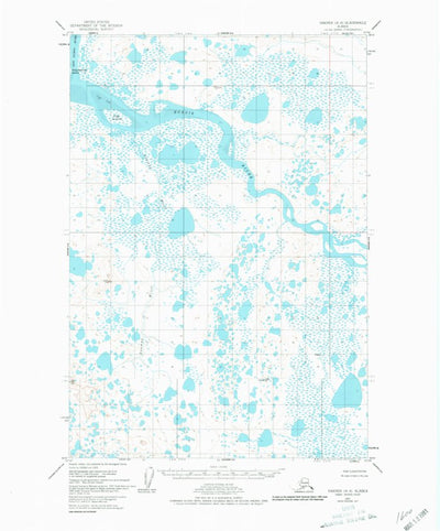 United States Geological Survey Naknek A-4, AK (1951, 63360-Scale) digital map