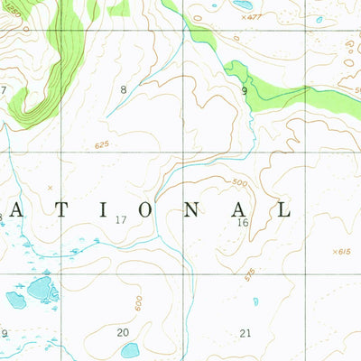 United States Geological Survey Naknek B-1, AK (1951, 63360-Scale) digital map
