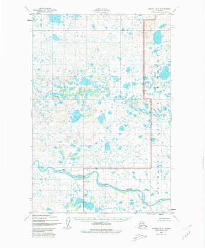 United States Geological Survey Naknek B-3, AK (1952, 63360-Scale) digital map