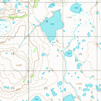United States Geological Survey Naknek B-3, AK (1952, 63360-Scale) digital map