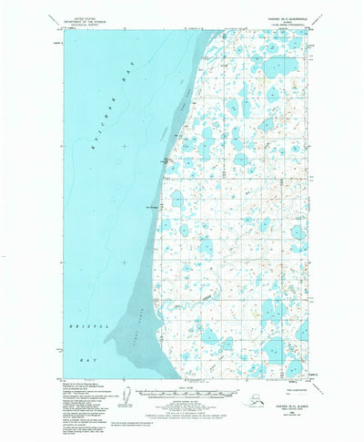 United States Geological Survey Naknek B-5, AK (1952, 63360-Scale) digital map