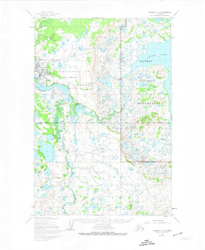 United States Geological Survey Naknek C-2, AK (1952, 63360-Scale) digital map