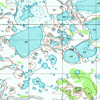United States Geological Survey Naknek C-3, AK (1952, 63360-Scale) digital map