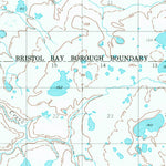 United States Geological Survey Naknek C-4, AK (1952, 63360-Scale) digital map