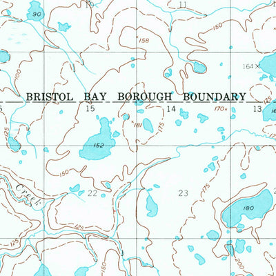 United States Geological Survey Naknek C-4, AK (1952, 63360-Scale) digital map