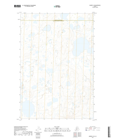 United States Geological Survey Naknek C-4 SE, AK (2019, 25000-Scale) digital map