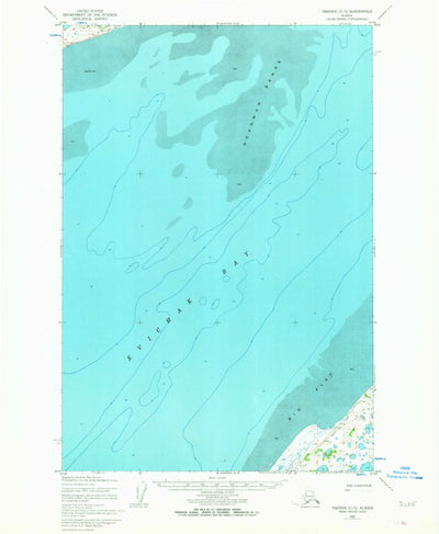 United States Geological Survey Naknek C-5, AK (1952, 63360-Scale) digital map