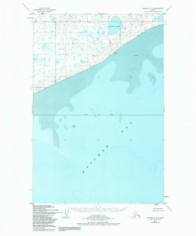 United States Geological Survey Naknek C-6, AK (1952, 63360-Scale) digital map