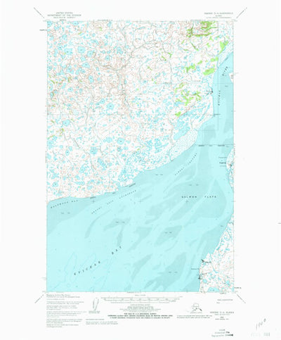 United States Geological Survey Naknek D-4, AK (1952, 63360-Scale) digital map