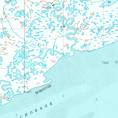 United States Geological Survey Naknek D-4, AK (1952, 63360-Scale) digital map