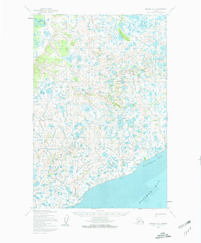 United States Geological Survey Naknek D-5, AK (1952, 63360-Scale) digital map