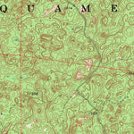 United States Geological Survey Namekagon Lake, WI (1971, 24000-Scale) digital map