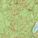 United States Geological Survey Namekagon Lake, WI (1971, 24000-Scale) digital map