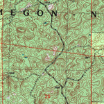 United States Geological Survey Namekagon Lake, WI (2005, 24000-Scale) digital map