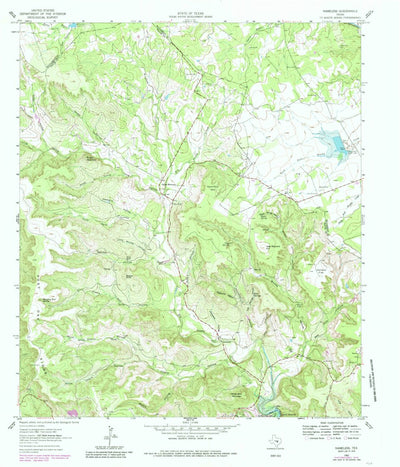 United States Geological Survey Nameless, TX (1962, 24000-Scale) digital map