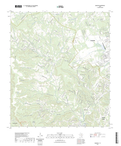United States Geological Survey Nameless, TX (2023, 24000-Scale) digital map