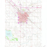 United States Geological Survey Nampa, ID (1958, 24000-Scale) digital map