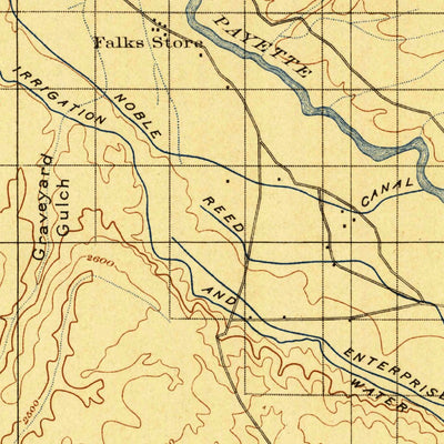 United States Geological Survey Nampa, ID-OR (1898, 125000-Scale) digital map