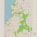 United States Geological Survey Namur, WI (1978, 24000-Scale) digital map