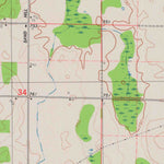 United States Geological Survey Namur, WI (1978, 24000-Scale) digital map
