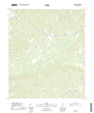 United States Geological Survey Nanafalia, AL (2020, 24000-Scale) digital map